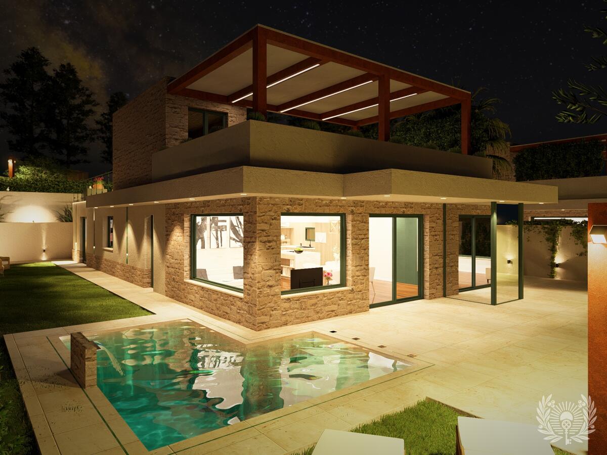 Villa GB 137 m² - Tre Noci, Alcamo - Project approved, work in progress.